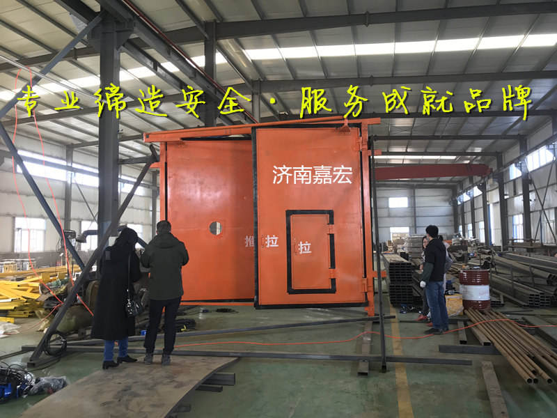 济南嘉宏自动无压风门出口赞比亚